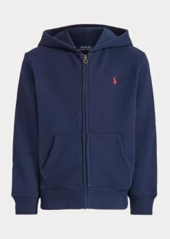 Cotton-Blend-Fleece Hoodie