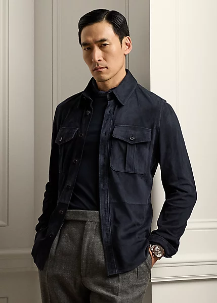 Suede Overshirt