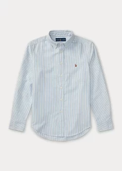 Striped Cotton Oxford Shirt