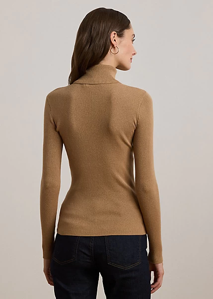 Ribbed Roll Neck Jumper - Image 4