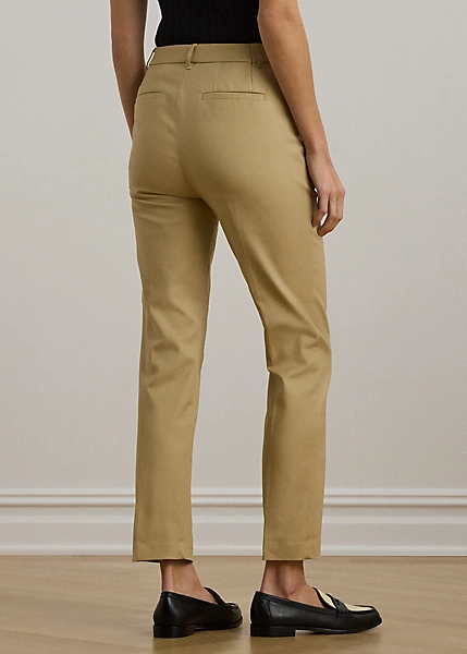 Double-Faced Stretch Cotton Trouser - Image 4