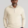 Cotton Quarter-Zip Jumper