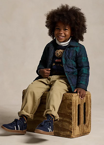 Reversible Plaid Water-Repellent Jacket