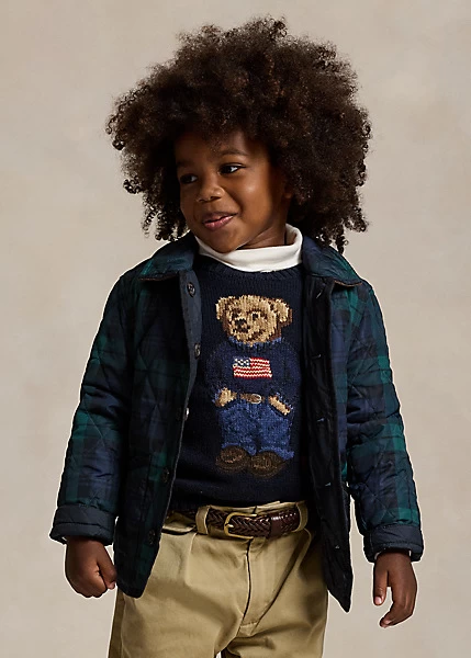 Reversible Plaid Water-Repellent Jacket - Image 4