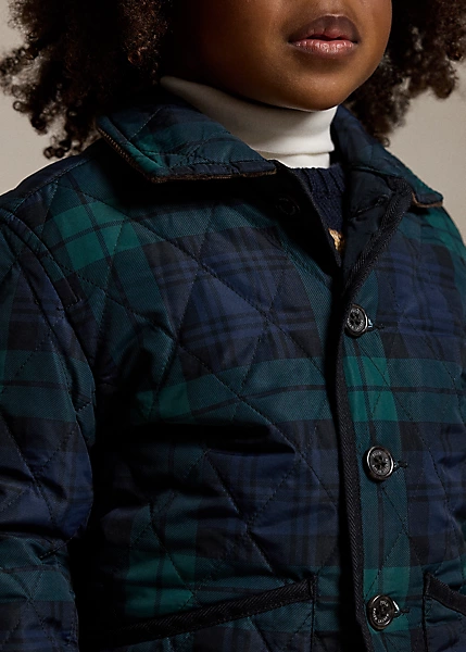 Reversible Plaid Water-Repellent Jacket - Image 5