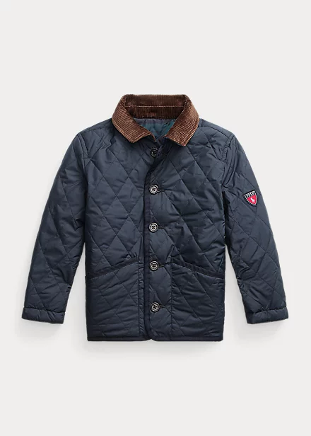 Reversible Plaid Water-Repellent Jacket - Image 2