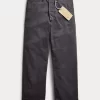 Garment-Dyed Herringbone Field Trouser