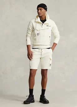 24.1 Cm Garment-Dyed Terry Cargo Short