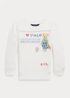 Polo Bear Embroidered Fleece Sweatshirt
