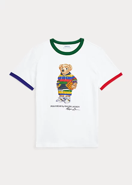 Polo Bear Cotton Jersey Tee