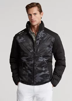 Golf-Camo Water-Repellent Jacket
