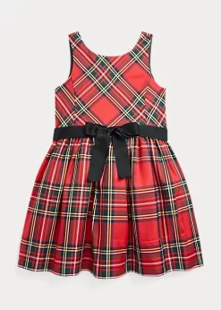 Plaid Fit-and-Flare Dress