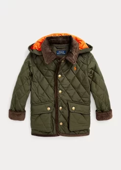 Water-Repellent Hooded Barn Jacket