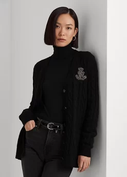 Bullion Cable-Knit Cardigan