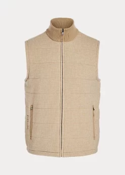 Wind-Blocking Wool Jumper Vest