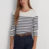 Striped Cotton Long-Sleeve Tee