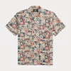 Print Woven Camp Shirt