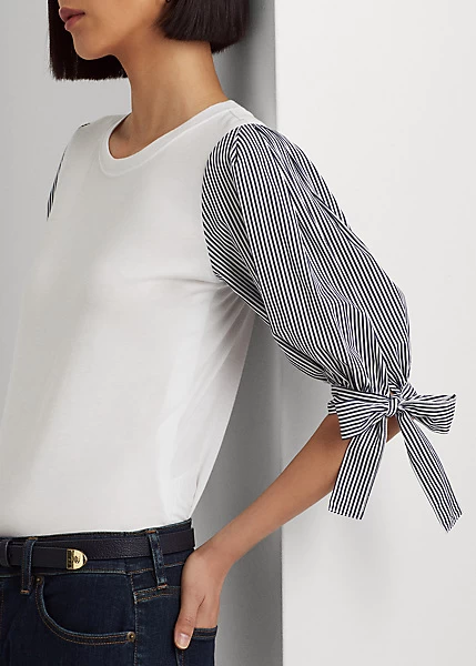 Jersey Puff-Sleeve Tee - Image 5