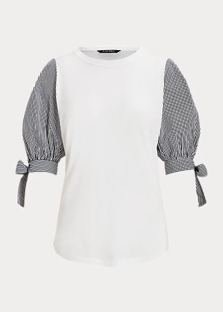 Jersey Puff-Sleeve Tee - Image 2