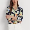 Floral Crepe Shirt