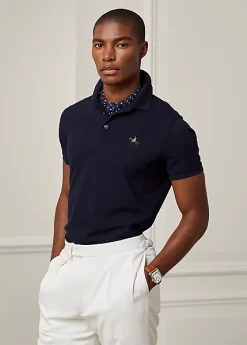 Custom Slim Fit Pique Polo Shirt