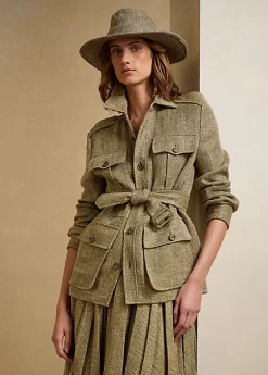 Tasha Broken-Twill Field Jacket