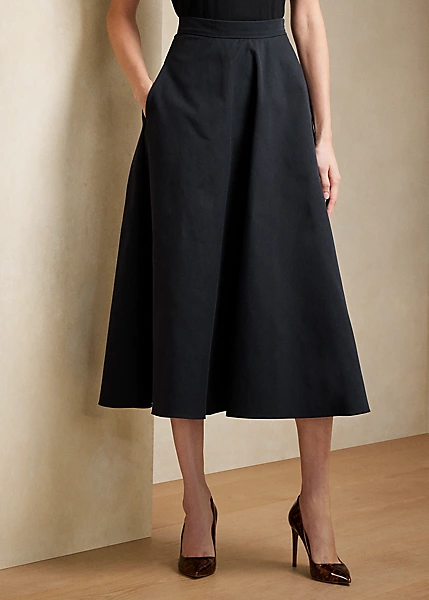 Erica Cotton Canvas Skirt - Image 3