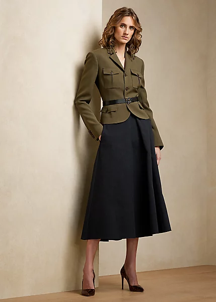 Erica Cotton Canvas Skirt