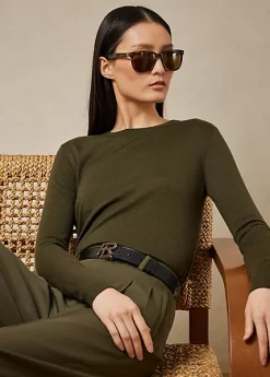 Cashmere Jersey Crewneck Jumper