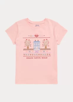 Embroidered Cotton Jersey Tee