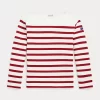 Striped Cotton Jersey Top