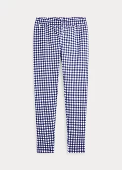 Gingham Stretch Jersey Legging