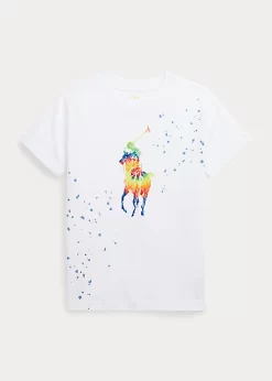 Tie-Dye Big Pony Cotton Jersey Tee