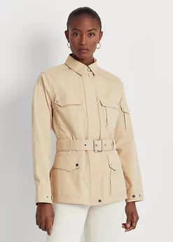 Cotton-Blend Twill Field Jacket