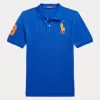 Classic Fit Big Pony Mesh Polo Shirt
