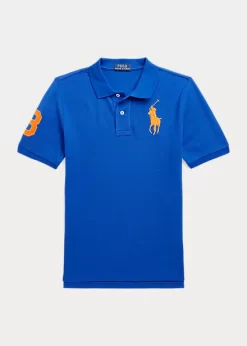 Classic Fit Big Pony Mesh Polo Shirt