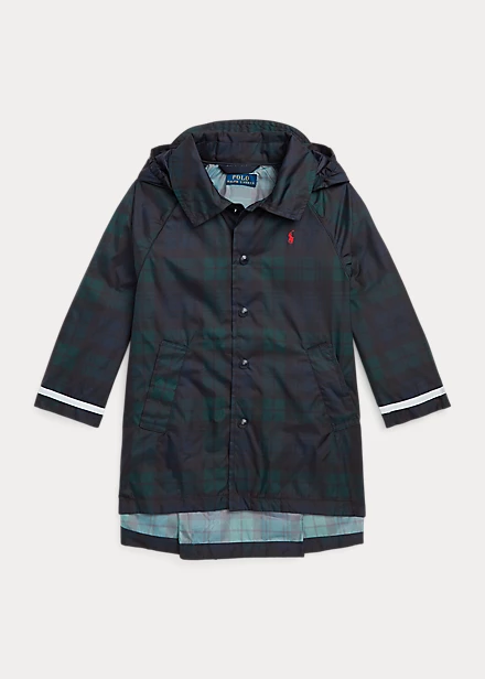 Packable Water-Repellent Backpack Jacket