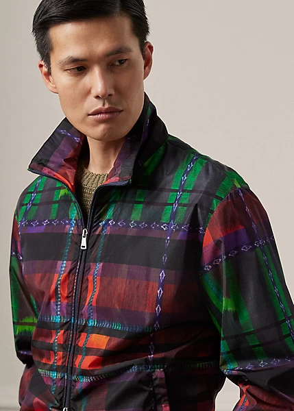 Kellen Reversible Ikat-Print Jacket - Image 5