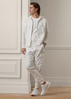 Linen-Blend Cargo Jogger