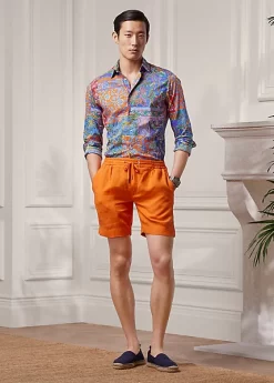 Textured Linen Dobby Short