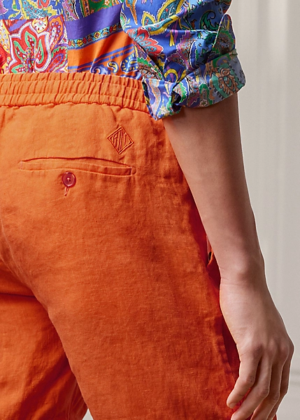 Textured Linen Dobby Short - Image 5