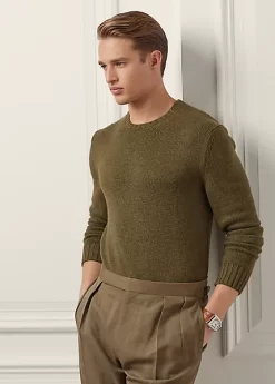 Silk-Linen Crewneck Jumper