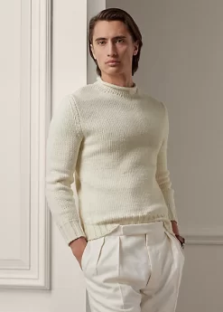 Cotton-Blend Roll Neck Jumper