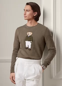 Polo Bear Cotton-Blend Jumper