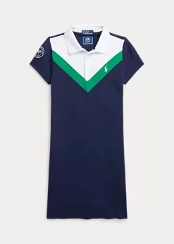 Wimbledon Stretch Mesh Polo Dress