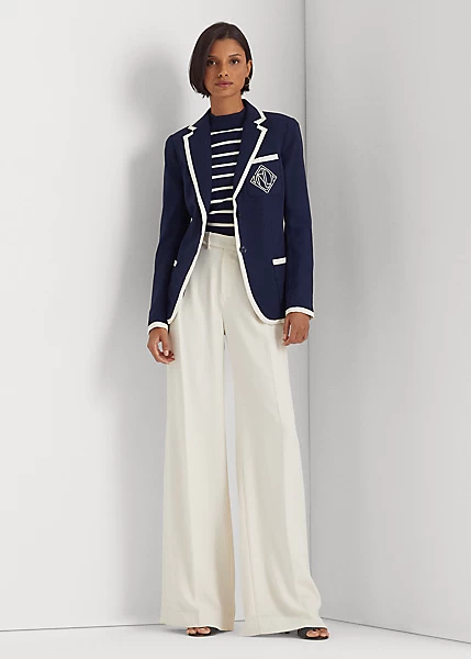 Two-Tone Georgette Blazer - Image 3