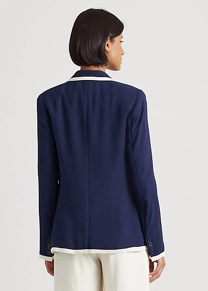 Two-Tone Georgette Blazer - Image 4