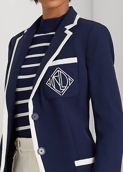 Two-Tone Georgette Blazer - Image 5