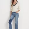 High-Rise Straight Cropped Jean