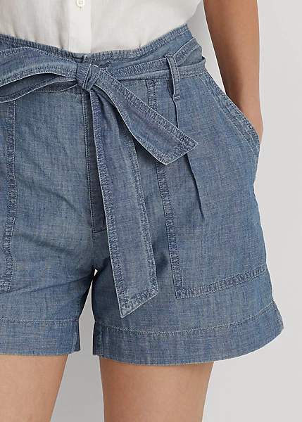 Belted Chambray Short - Image 5